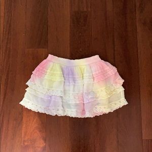 Love shack fancy girls tie die Billie skirt